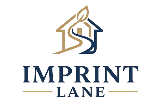 Logo of Imprint Lane with a stylized design on a white background