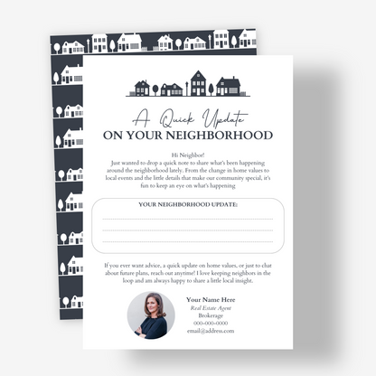 An Update On Your Neighborhood
