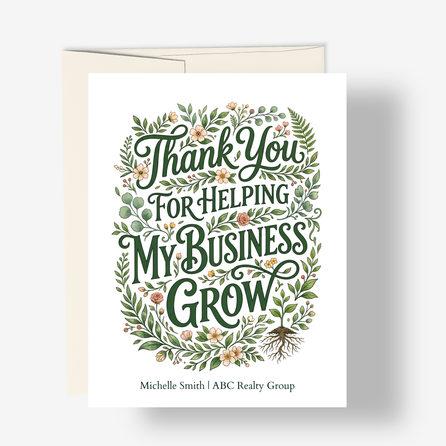 Thanks for Helping My Business Grow