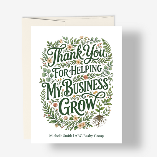 Thanks for Helping My Business Grow