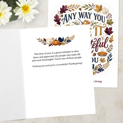 Grateful for Your Business