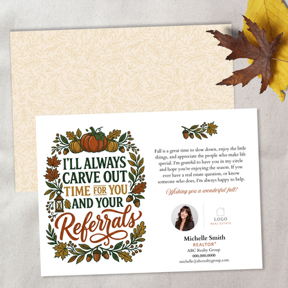 Carve Out Time for You & Your Referrals
