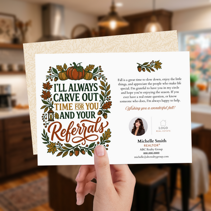 Carve Out Time for You & Your Referrals