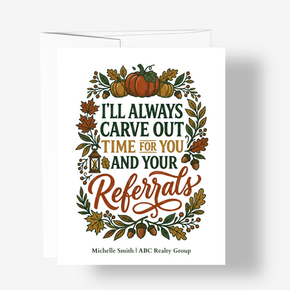 Carve Out Time For You & Your Referrals