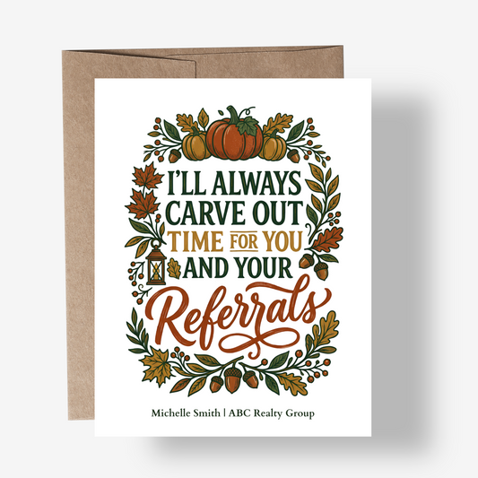 Carve Out Time For You & Your Referrals