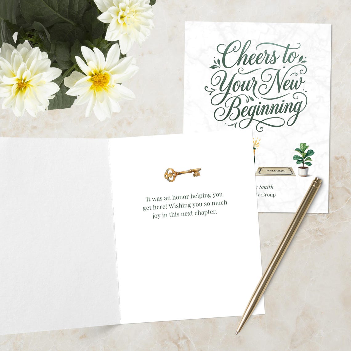 Cheers to Your New Beginning