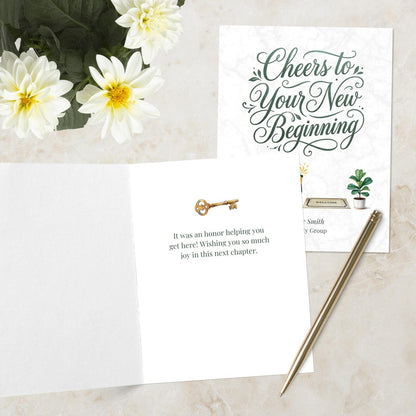 Cheers to Your New Beginning